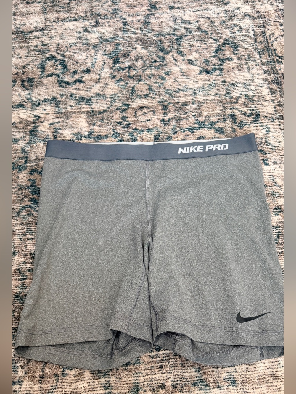 Nike Gray Compression Training Shorts
